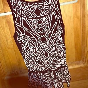 Sweater Peplum Tank Top